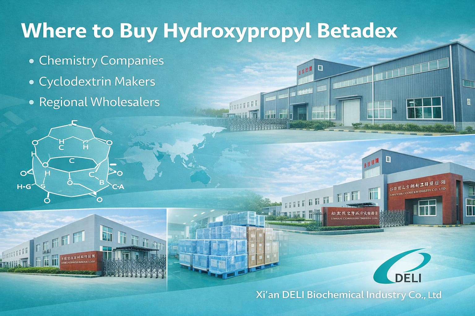 Де купити Hydroxypropyl Betadex: найкращі постачальники фармацевтичної та космецевтичної продукції